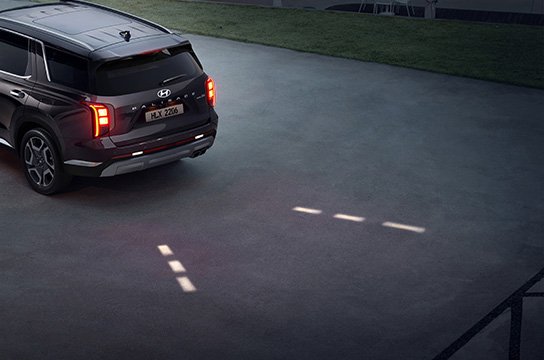 Направляющие огни, предупреждающие о движении задним ходом